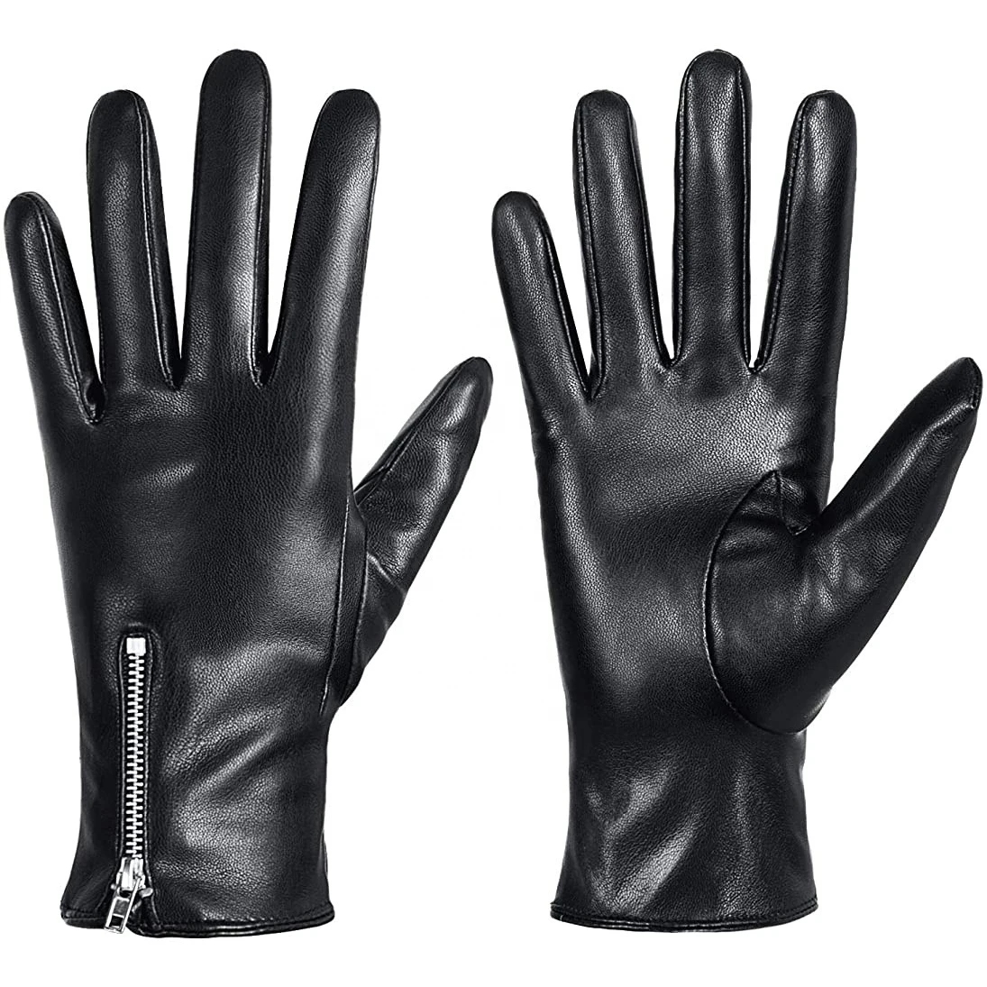 high-quality luxury, soft Winter Leather Gloves for Women, Touchscreen Texting Warm Driving Gloves