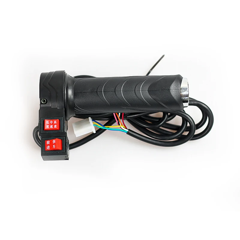 high quality 3 Gears Speed Switch ebike twist throttle handle for electric bicycle scooter tricycle