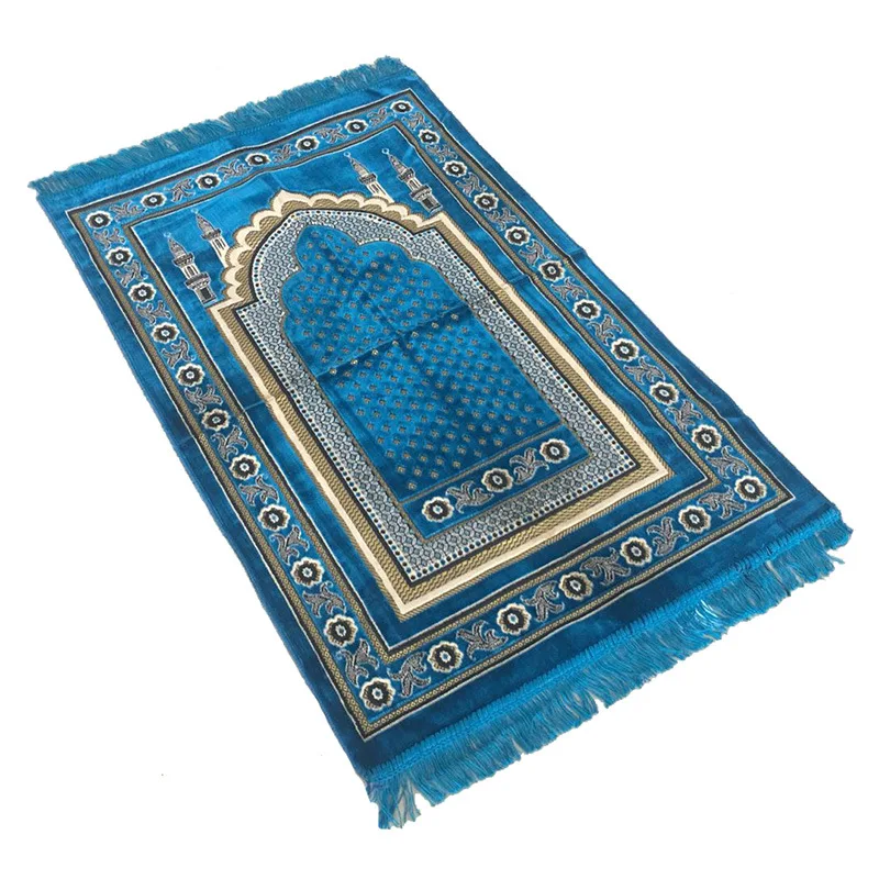 Muslim prayer mats wholesale and roll out mosque prayer embossed mat prayer rugs