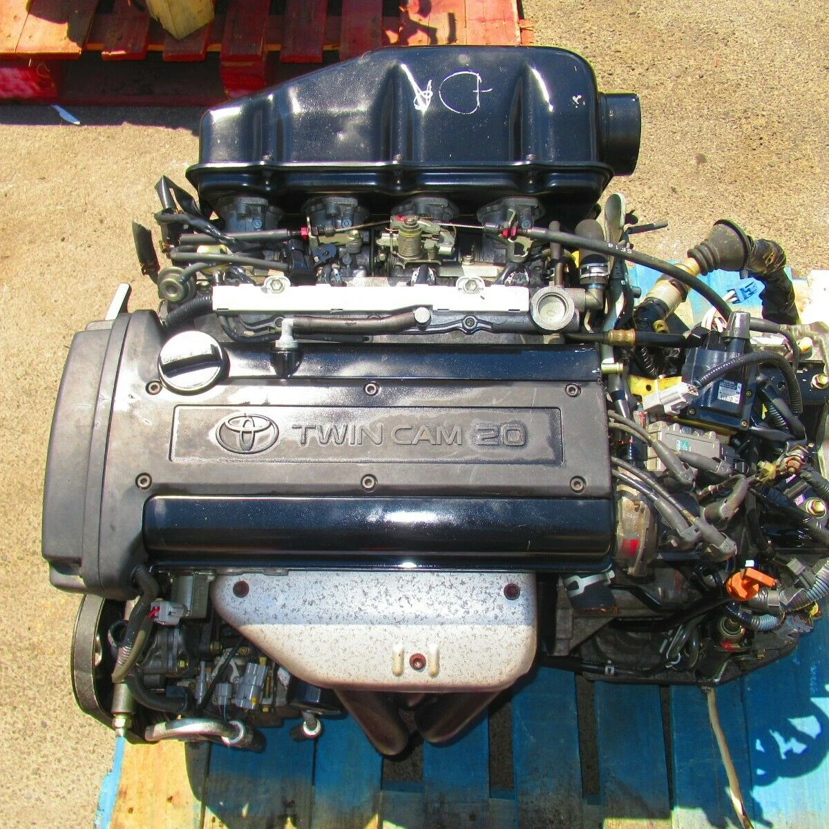 
Toyot Corolla Levin 4AGE 20Valve BlackTop Engine Automatic Transmission 