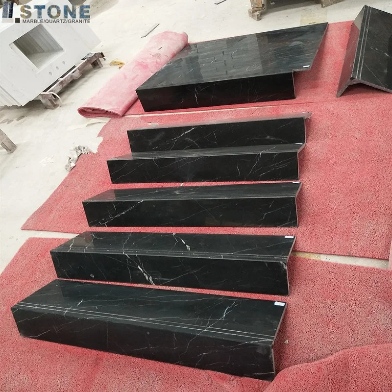 Villas And Hotels Construction And Real Estate Industry White Marble Stair Floors From Vietnam Manufacturer
