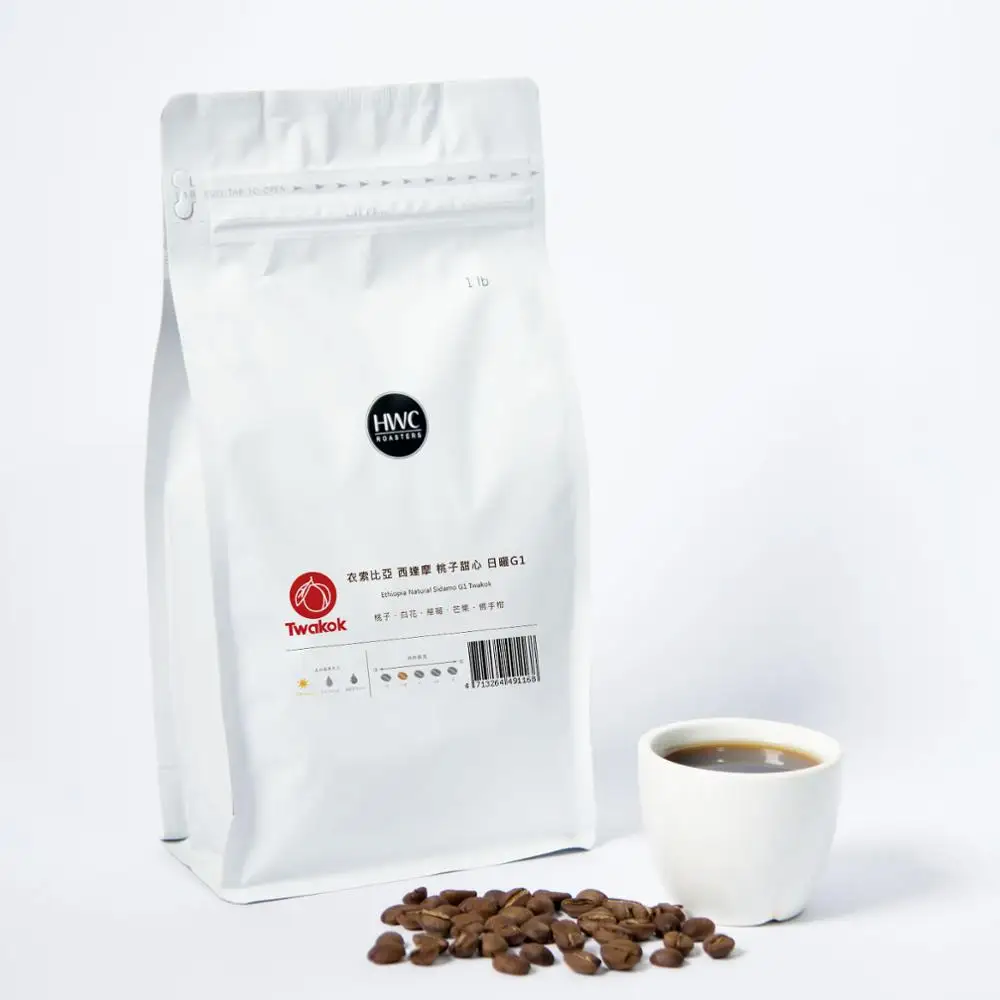 Эфиопия, Sidamo Twakok, натуральные жареные кофейные зерна G1, оптовая продажа