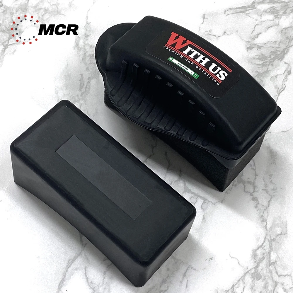 KOREAN PREMIUM TIRE DRESSING APPLICATOR PAD Car Wax Sponge Car-care Shine Vehicle Cleaning