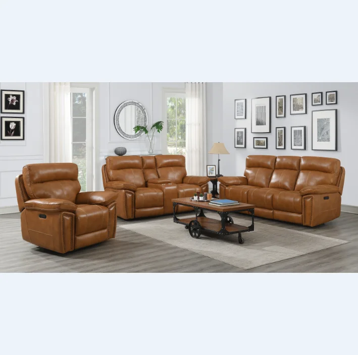 Custom electric reclining Sectional Sofa Living Room Furniture,3 2 1 sofa set Recliner Sofa
