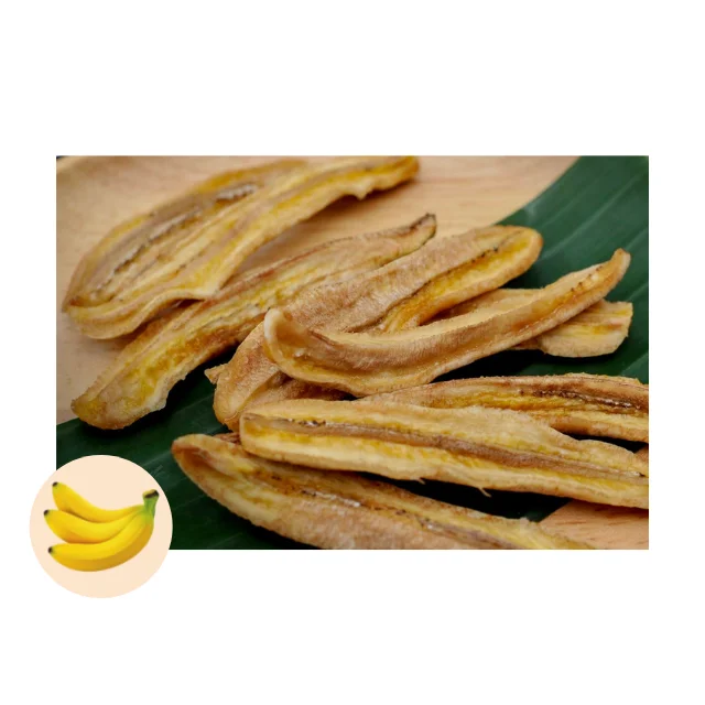 Dried Banana Slice Low Sugar Dried Fruit High Quality 100% Natural  OEM Professional From Thailand 2021