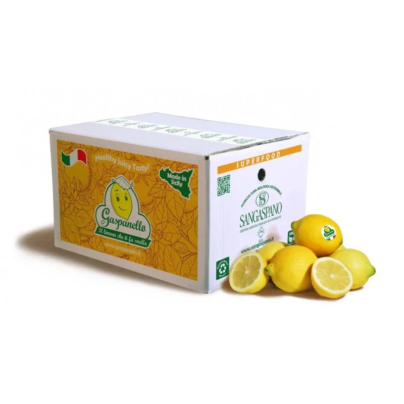 Italian Quality Fresh Yellow Organic Lemons Hand Picked in Sicily available in more Packing Made in Italy
