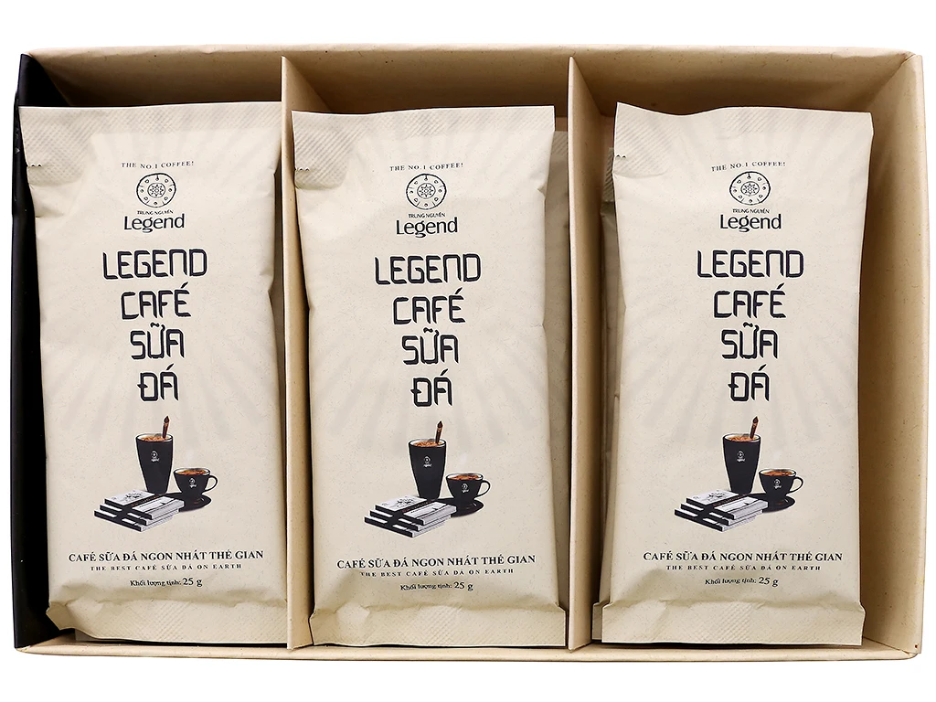 Trung Nguyen Instant Coffee - Legend Ca Phe Sua Da 3in1 (Box 9 sticks)