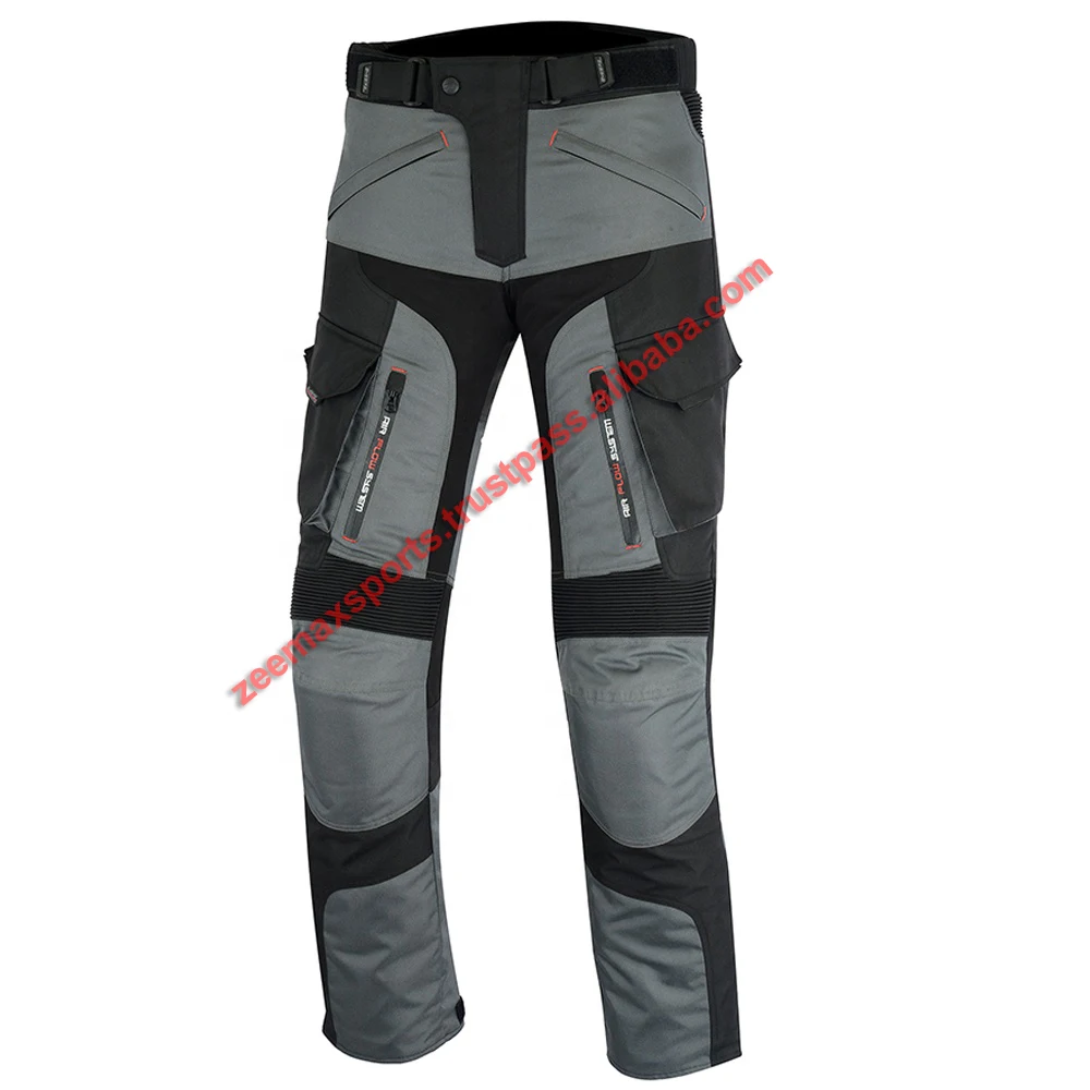 Custom Motorcycle Waterproof Cordura Textile red camo Motorbike / Motorcycle racing jacket pants