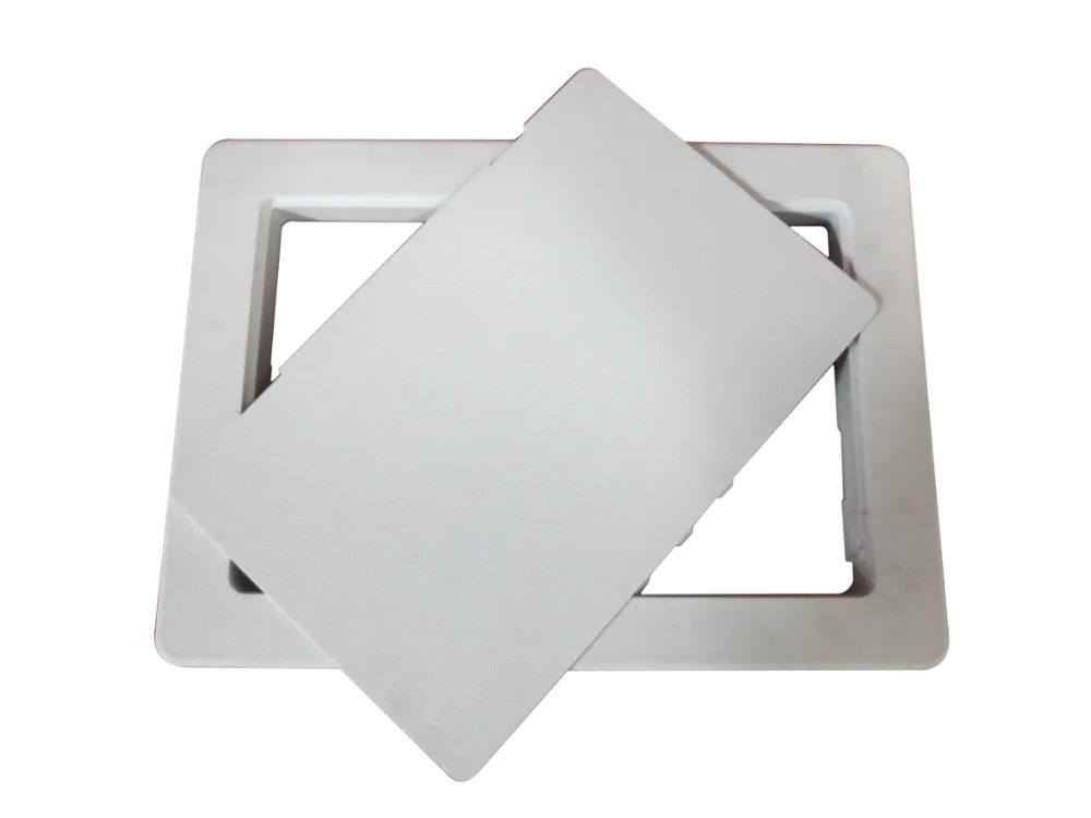 Concealed Mechanical Hinge 4x6 plastic access panel for drywall