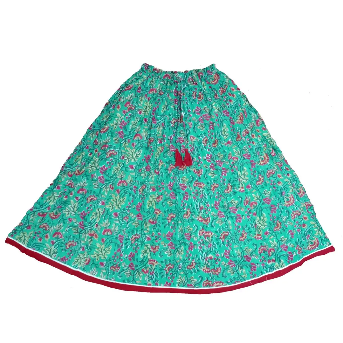 Hand Block Print Cotton Ladies wear Soft skirt
