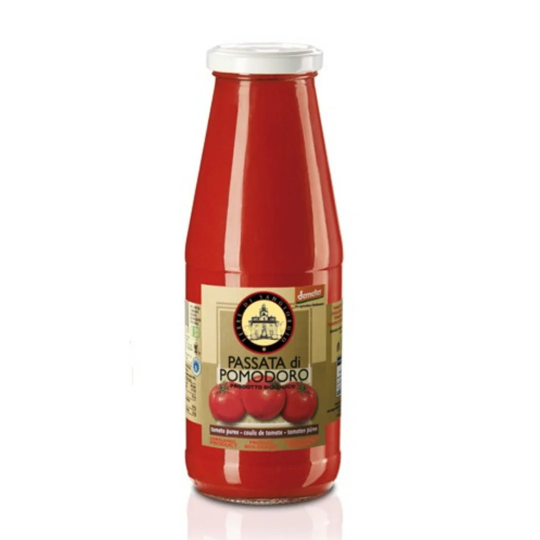 Organic italian quality traditional TOMATO PUREE 700gr