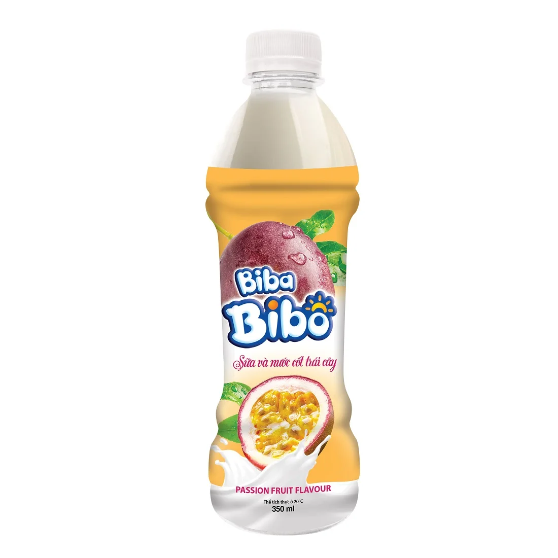 Natural Organic Fruit Milk Drink With Passion Flavor Pet Bottle 350ml With Best Price From Vietnam