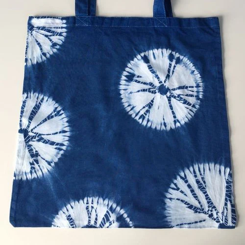 Unique Tie & Dye Tote Bag Hand Held Cotton Bag Natural Vegetable Hand Made Cotton Bag