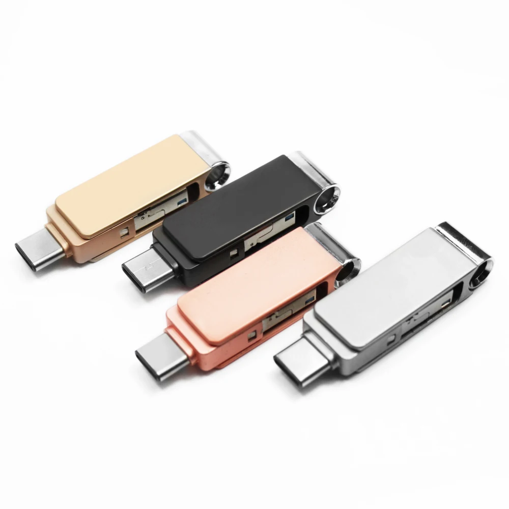 OTG type-c pen usb pendrive 128gb memory stick memoria usb thumb drive memoria usb otg flash memory