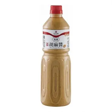 
1L Ovo-Lacto Vegetarian Sesame Seed Salad Dressing Sauce Bottles for supermarket Restaurant Use 