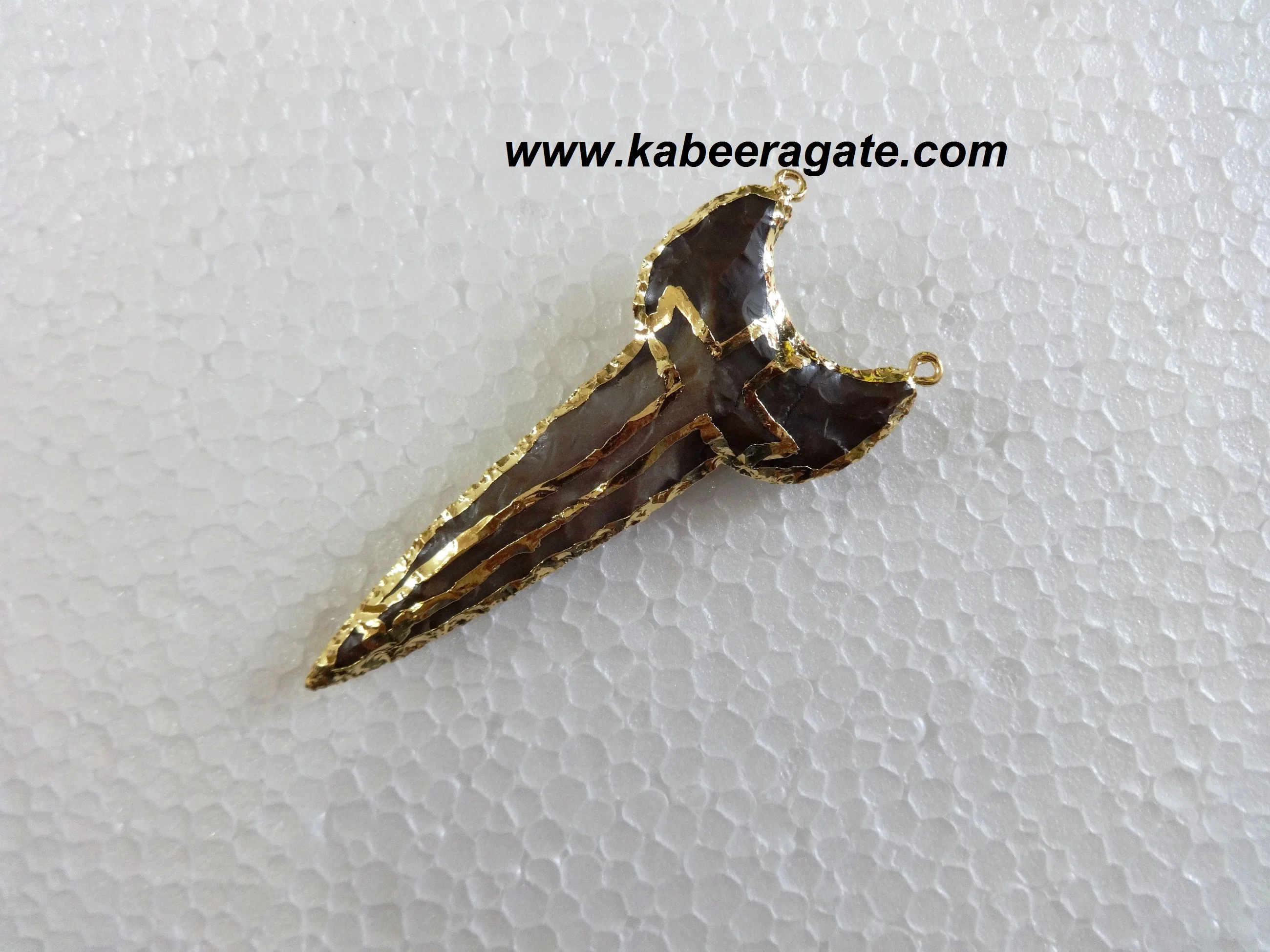 Wholesale Arrowhead Pendant : Shark Tooth Pendant with Cross