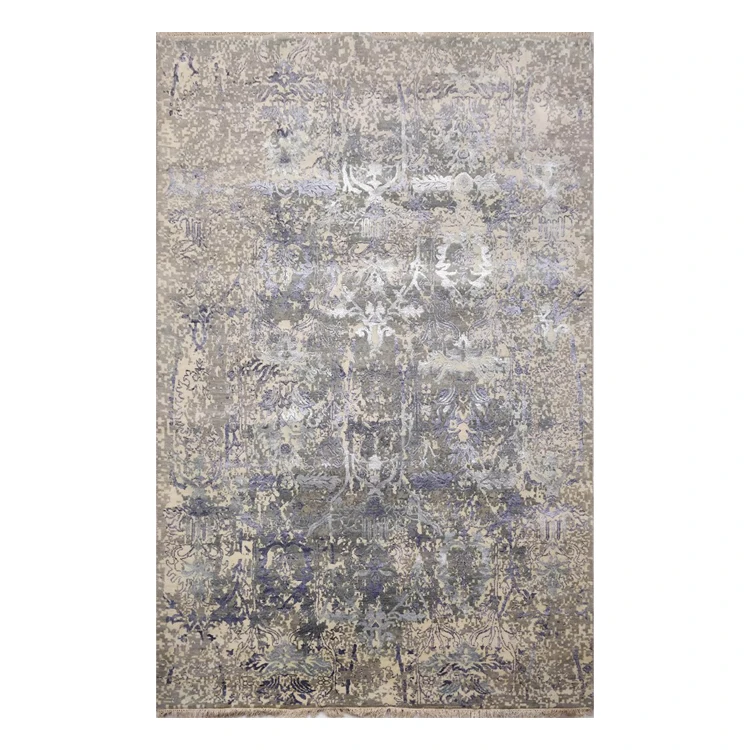 Elegant and Luxury Pattern Wholesale Hand Knotted Woolen Carpet at Competitive Price