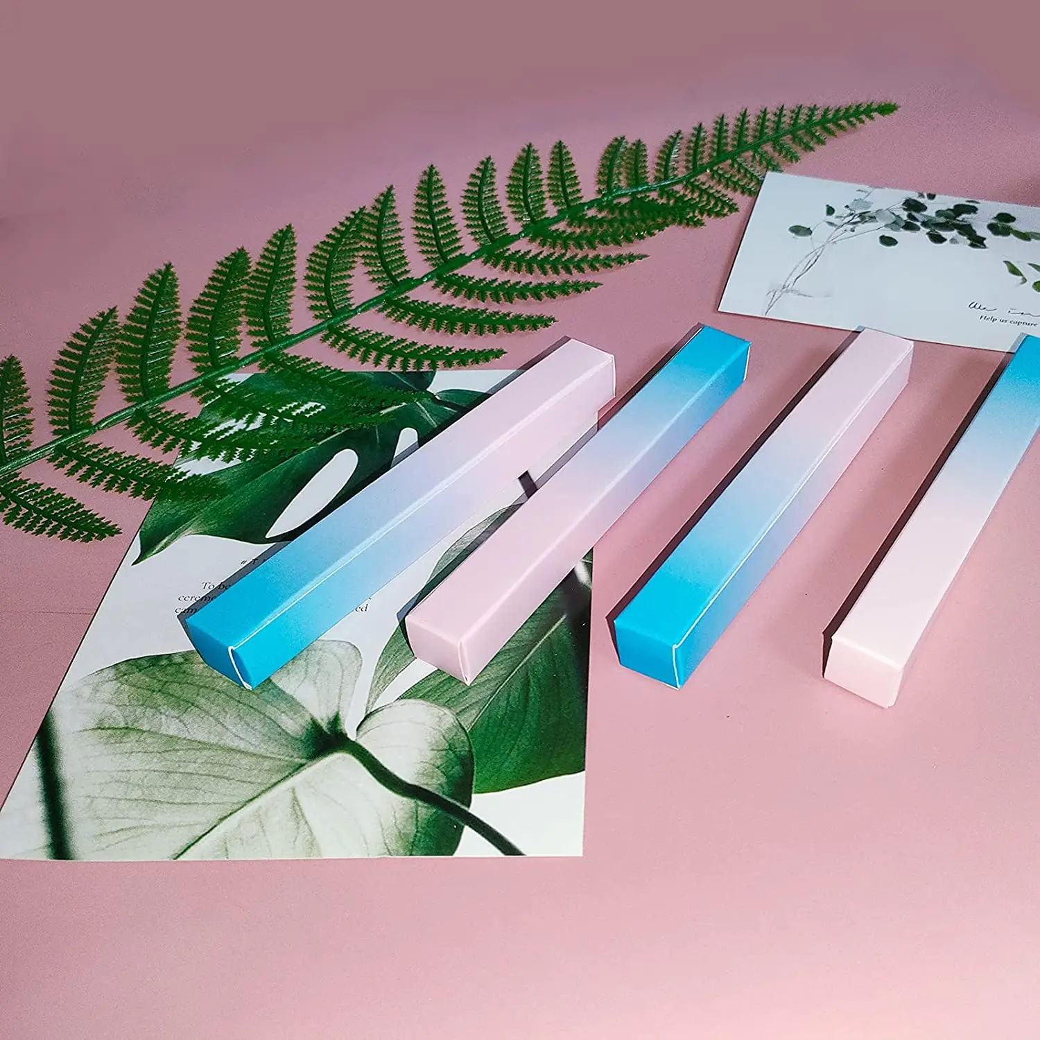 Empty Twist Pen Box Packaging, 5.7x0.63x0.63 Inch Eyeliner Glue Pen Wrapping Box with your logo