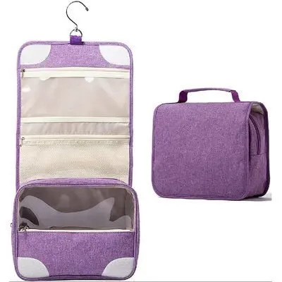 Лидер продаж, доступная цена, индивидуальная Водонепроницаемая легкая упаковка, подвесные туалетные принадлежности из полиэстера для путешествий