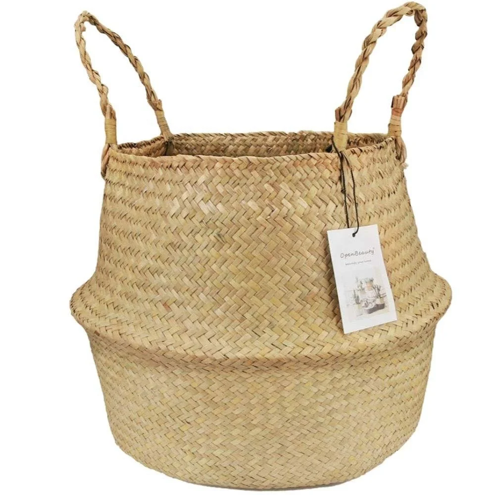 Hot Selling Environmentally Seagrass Indoor Pot Flowers  Rattan Garden Pots Planters From Vietnam