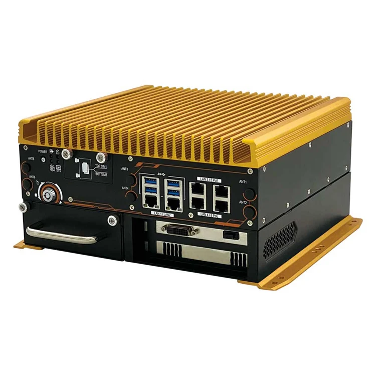 Промышленный ПК SD7010 Gen 10th i9/i7/i5/i3 CPU w/ 6 x RJ45 GbE 9-48V Edge Computing Industrial PC