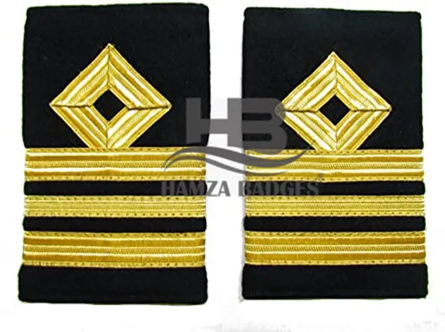 Factory wholesale Military Army Navy Pilot Ranks security uniform Shoulder Boards Epaulettes or Epaulets
