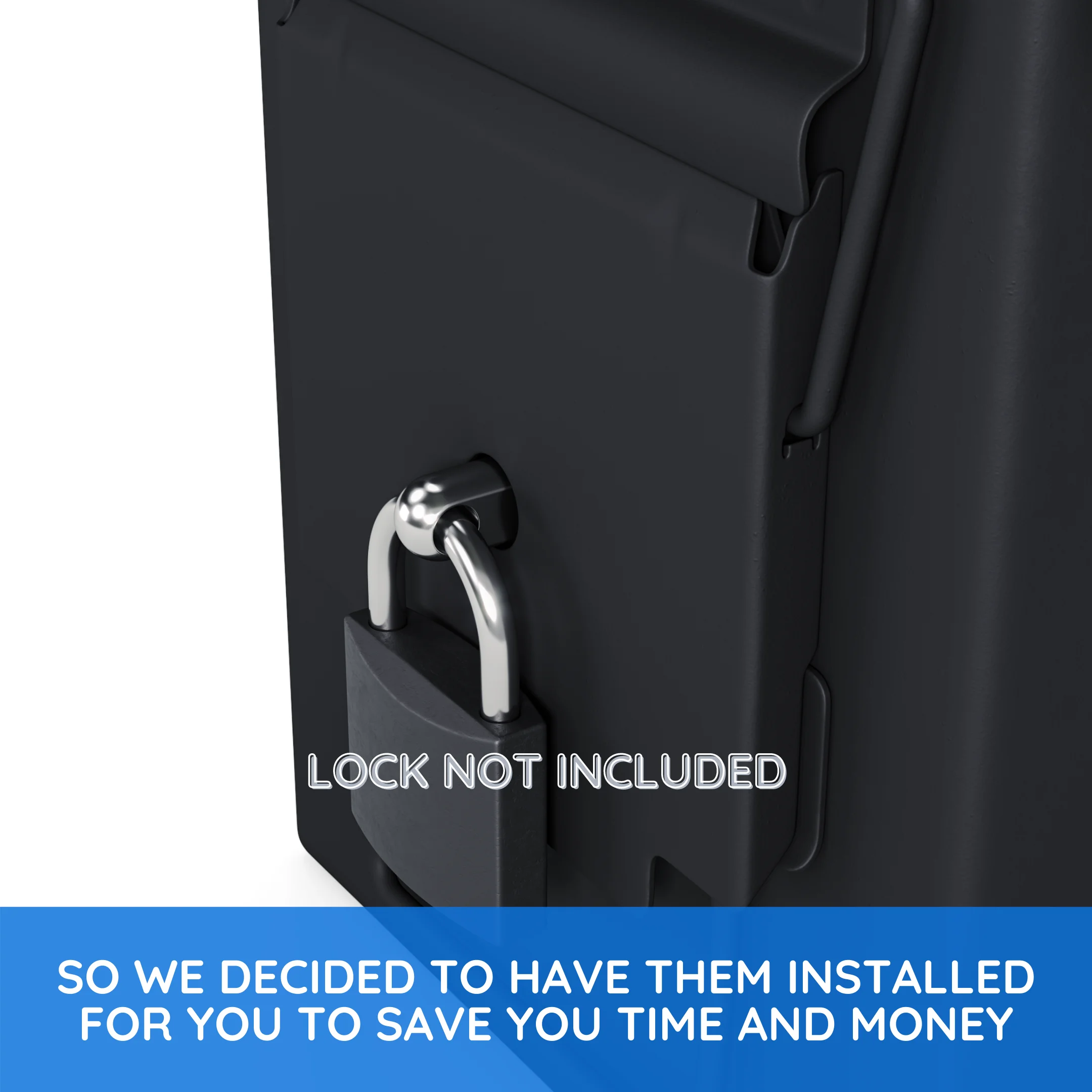 
Black Locking 50 Cal Steel Milspec M2A1 Ammo Can by Solid Tactical 