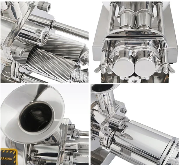 100% stainless steel Twin-gear juicer CE, GS certified for commercial applications like hotels Made in Korea