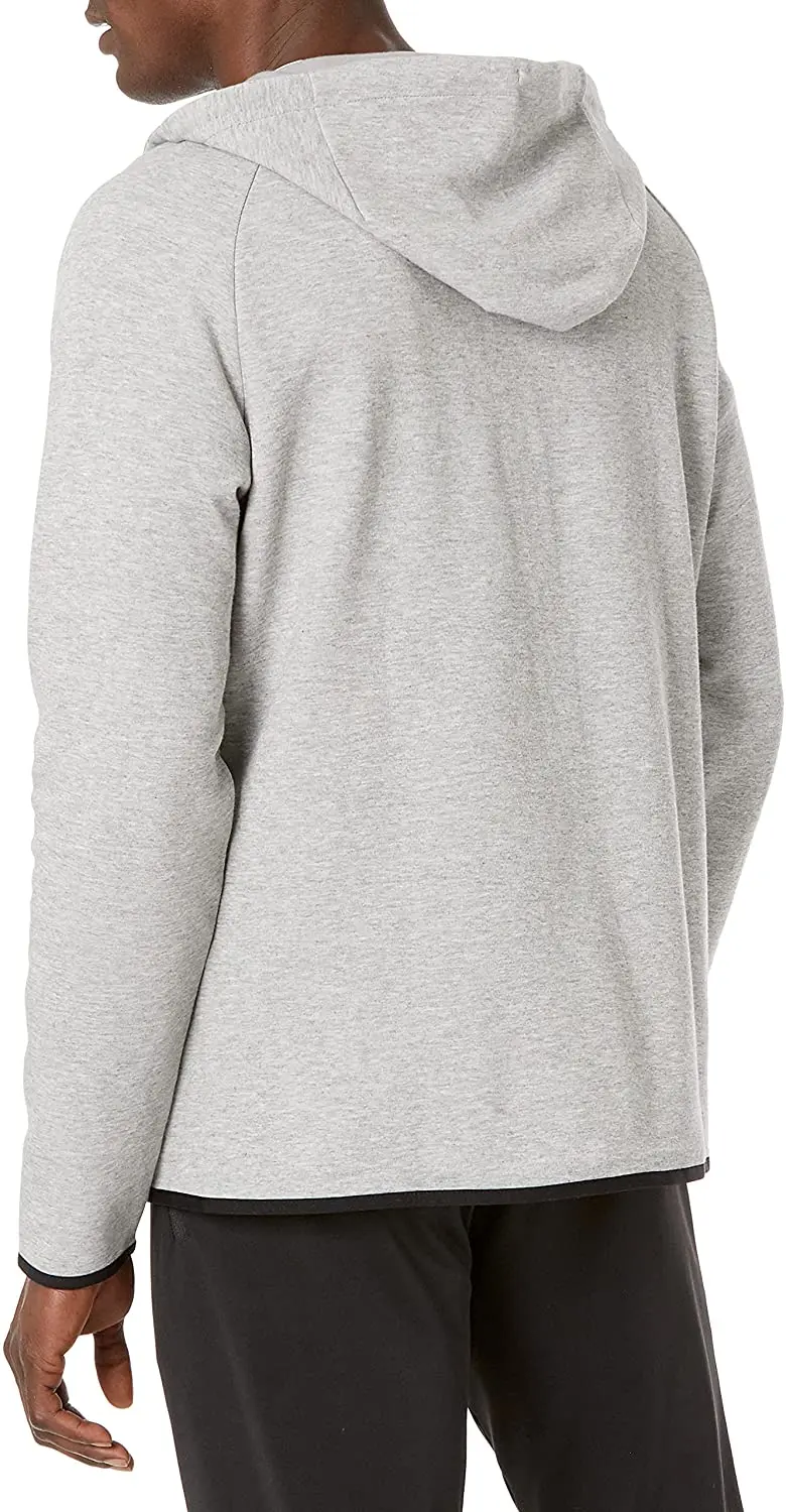 High Quality Hoodie Zipper Winter Thick cotton polyester Blank Solid Color pullover Hoodie For Men