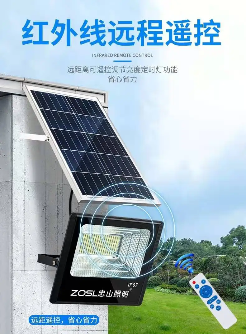 10w 25w светодиодные полосы освещения мощностью 45 Вт 65 Вт 120w 200w 300W гибкие солнечные панели Anern горячая Распродажа SMD2835 Открытый Солнечный светодиодный настенный светильник 60 Вт