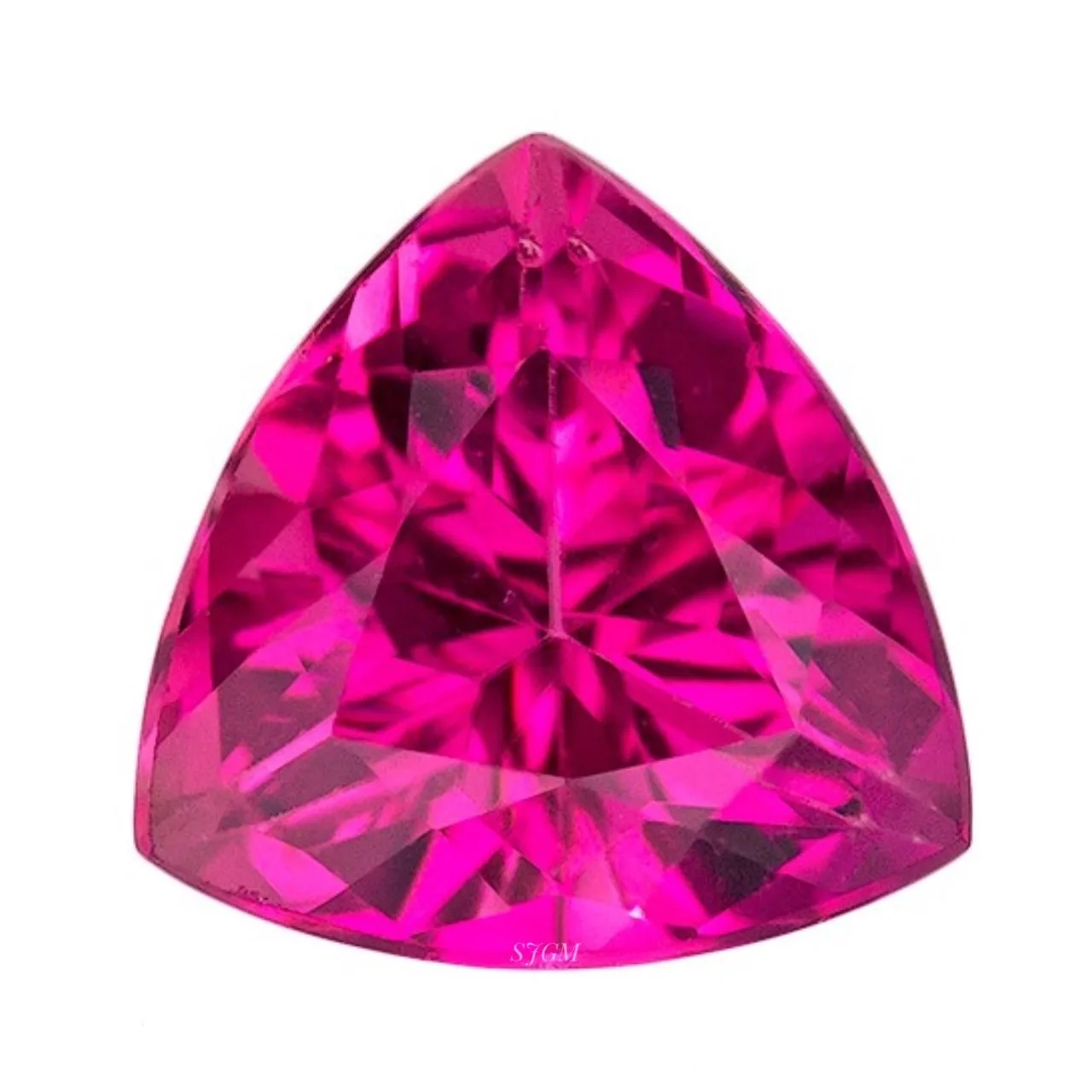 Wholesale 11mm Trillion Cut Natural PINK TOURMALINE Gemstone Fine Quality 5A Faceted Loose Sapphire IGI Certified