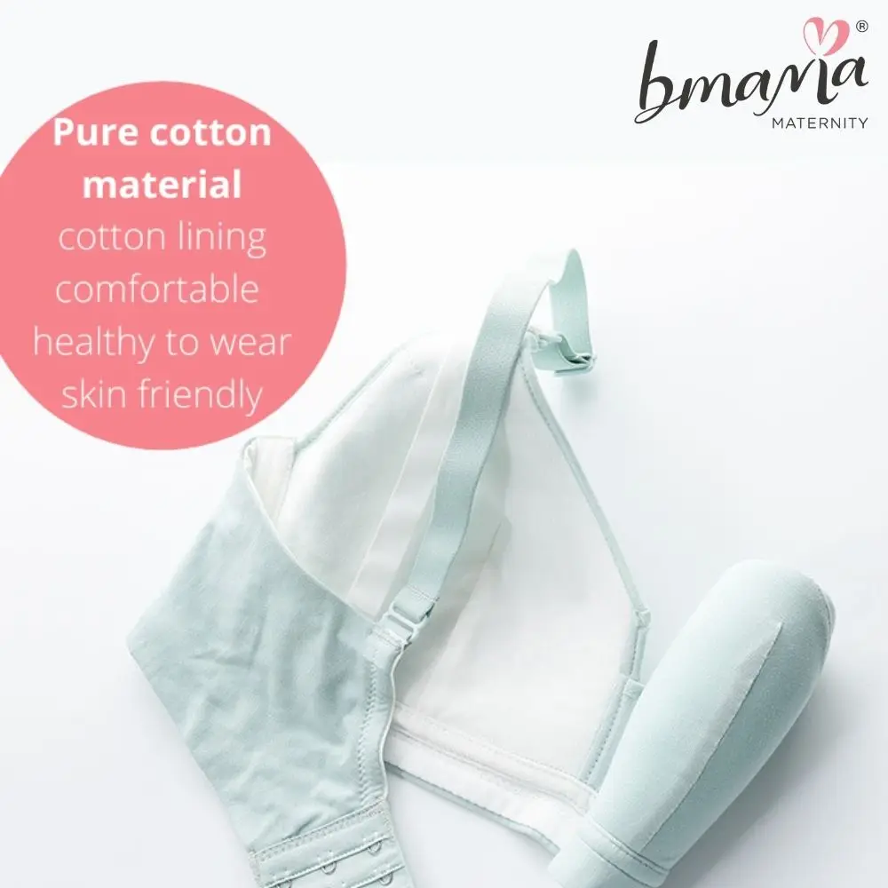 Wholesale Women Silky Soft Modal Nursing Sleeping Bra (Crocus) 100% Cotton Inner Cup Smooth On Skin Soft Paddings B-C Cups