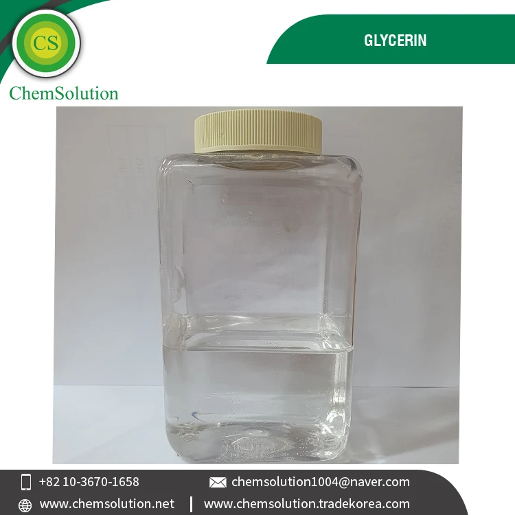 99.5% Purity Colorless Industrial Grade CAS No. 56-81-5 Glycerin with 1 Years Shelf Life