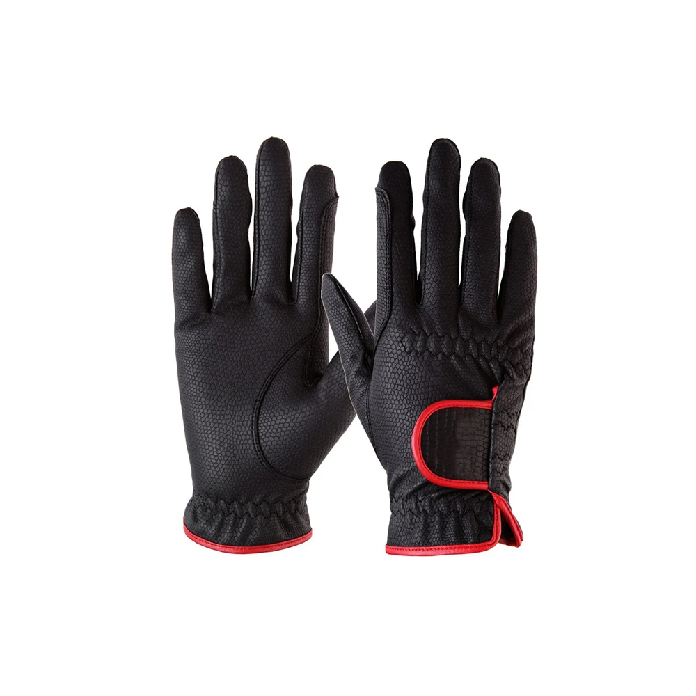 
Latest Design Low Price Fast Deliver High Quality Horse Riding Leather Gloves 