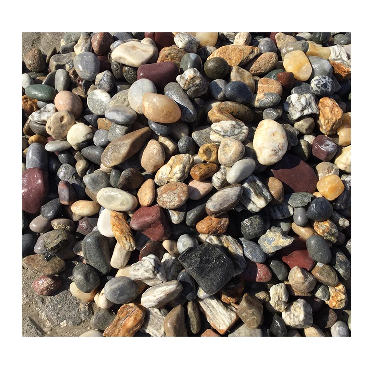 Landscape Decoration Driveway Pebble River Stone Wholesale Custom Cheap Various Size Natural Rain Flower Cobbles & Pebbles Hotel