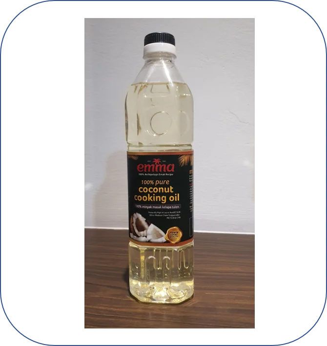 
EMMA COCONUT COOKING OIL 1L REFINED COCONUT COOKING OIL WHOLESALE 