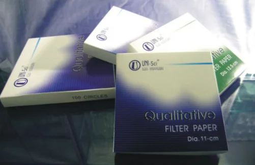 Quantitative Fast Speed Circle Dia 70 mm Filter Paper