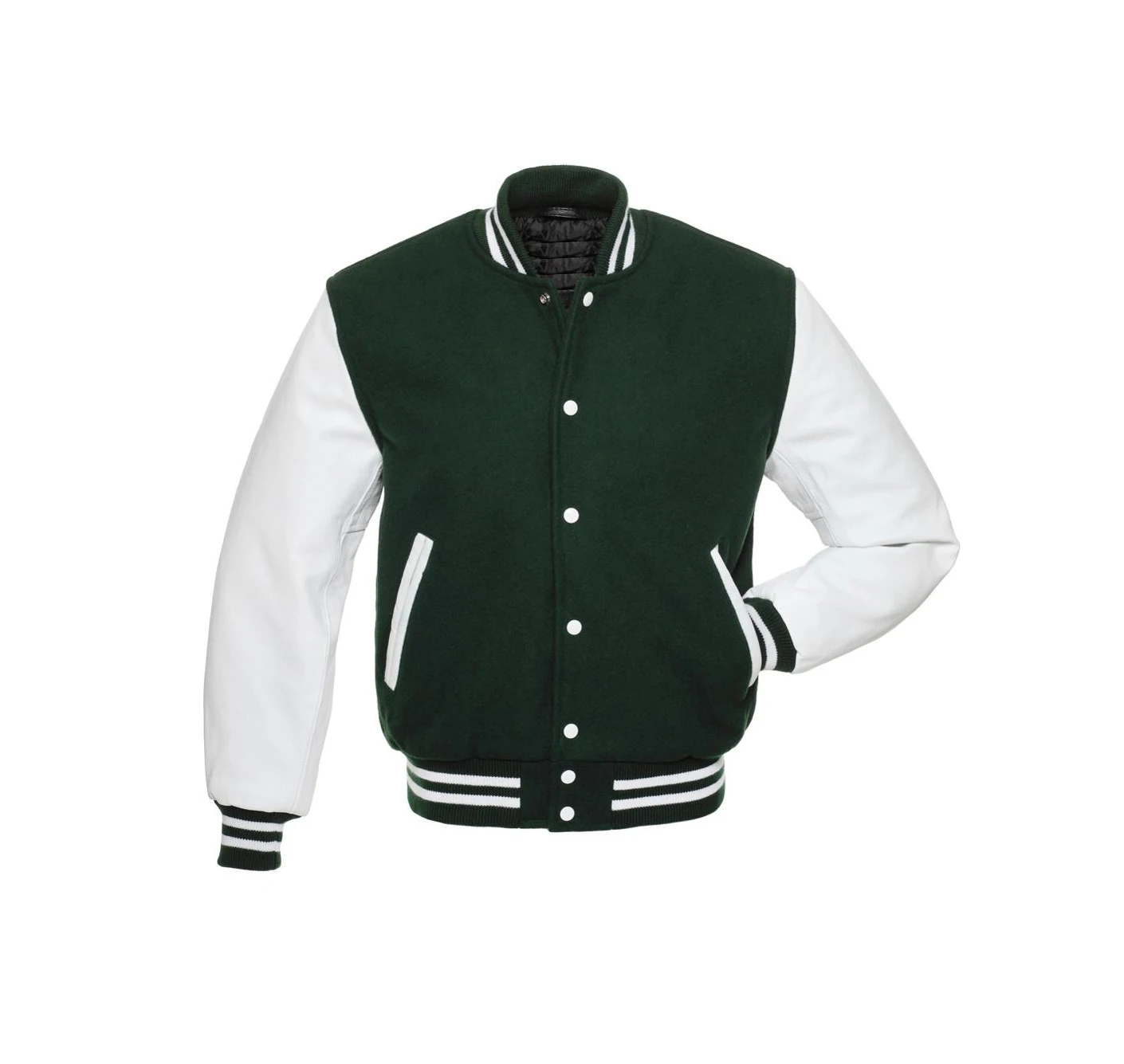 Custom Made Varsity Jacket Custom Your Logo Cotton Fleece Zipper Up Pattern Printing Outdoors Jacket