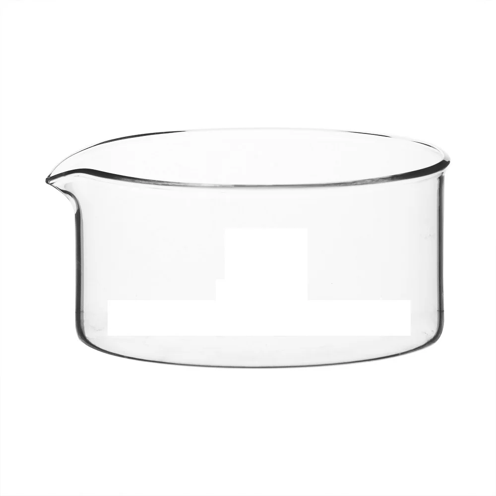 Borosilicate Glassware Dish Crystallizing with Spout in Lab Use Various Size 40 mm to 190 mm Lab Research 100 Pcs AARK Brand