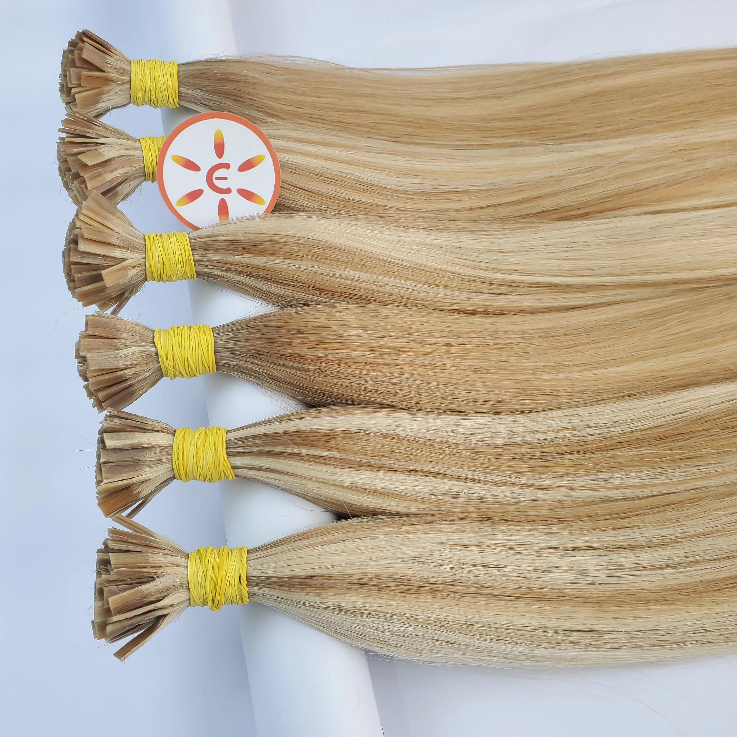 E-HAIR VIETNAM | Wholesale Cheap Human hair extension Flat Tip Italy Keratin Hair Extensions Flat Tip Hair | Piano Color