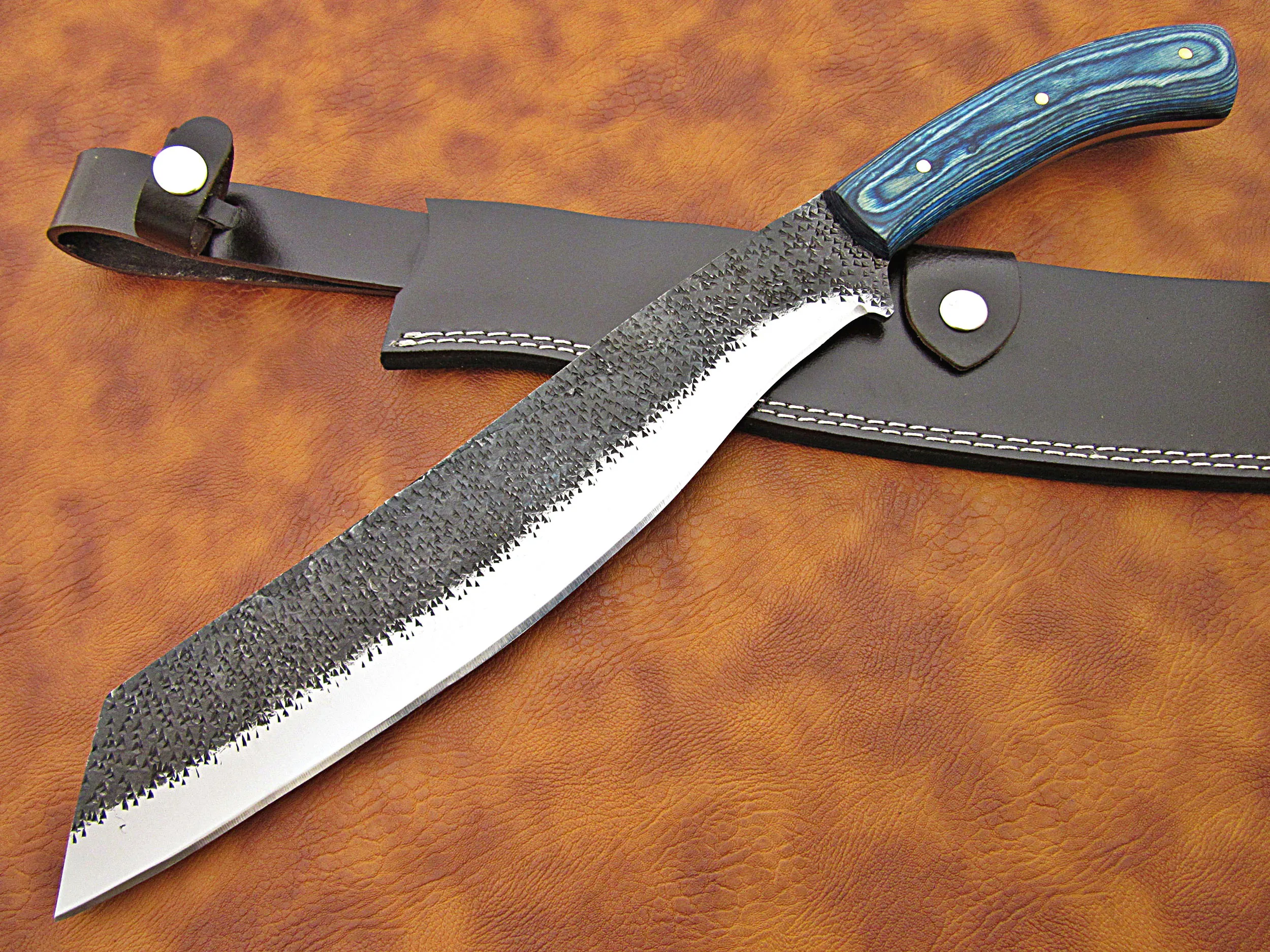 100% Высокое качество стяжная муфта из углеродистой стали мачете/кемпинга выживания на открытом воздухе нож с деревянной ручкой натуральная кожа высокое оболочка SCW-M-0013