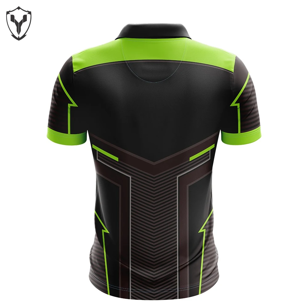 Новая модель оптовая продажа Необычная футболка для крикета с сублимационной печатью Полиэстеровая ткань поло коротким рукавом низкий минимальный заказ дешевая горячая Распродажа мужчин