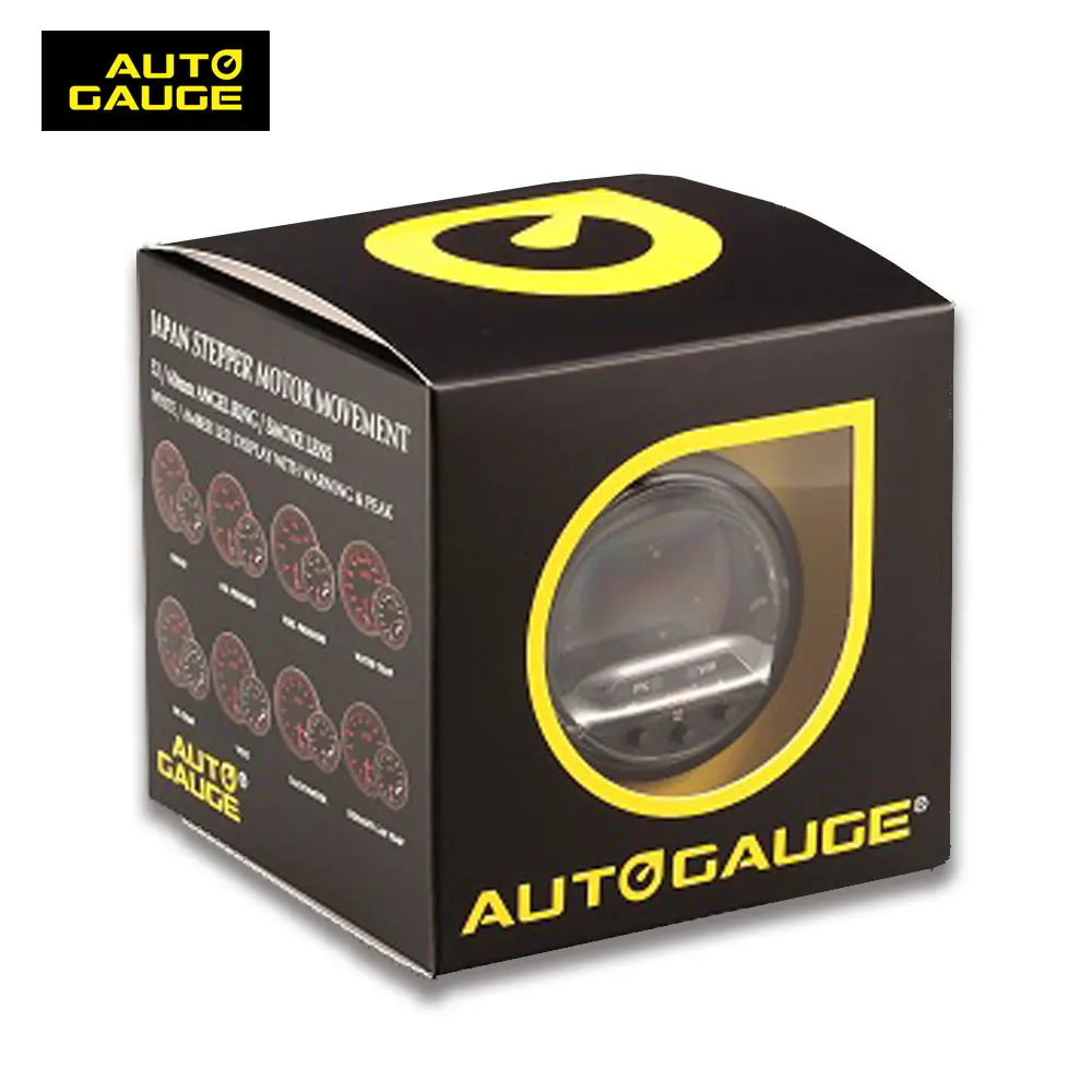 200PSI red light Universal car and Smoked lens auto dual air pressure gauge