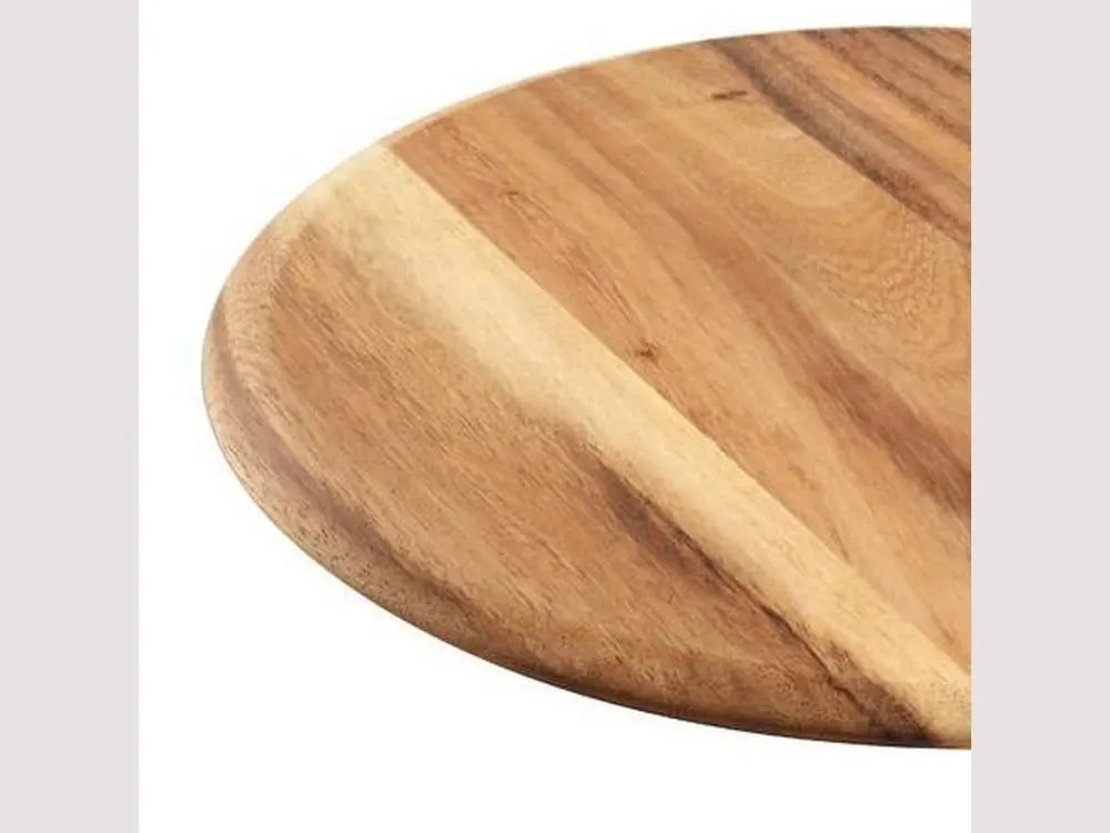 Round Pizza Serving Board Acacia Natural Wooden Round Cutting Board Wooden Chopping Board Wooden Multipurpose Serving Tray