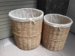 Vietnam Big/Medium/Small Storage Bucket Sustainable All-Season STANDING Rattan Dustbin