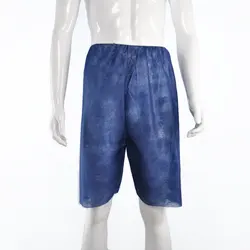 Мужские черные одноразовые шорты-боксеры, бумажное нижнее белье для спа