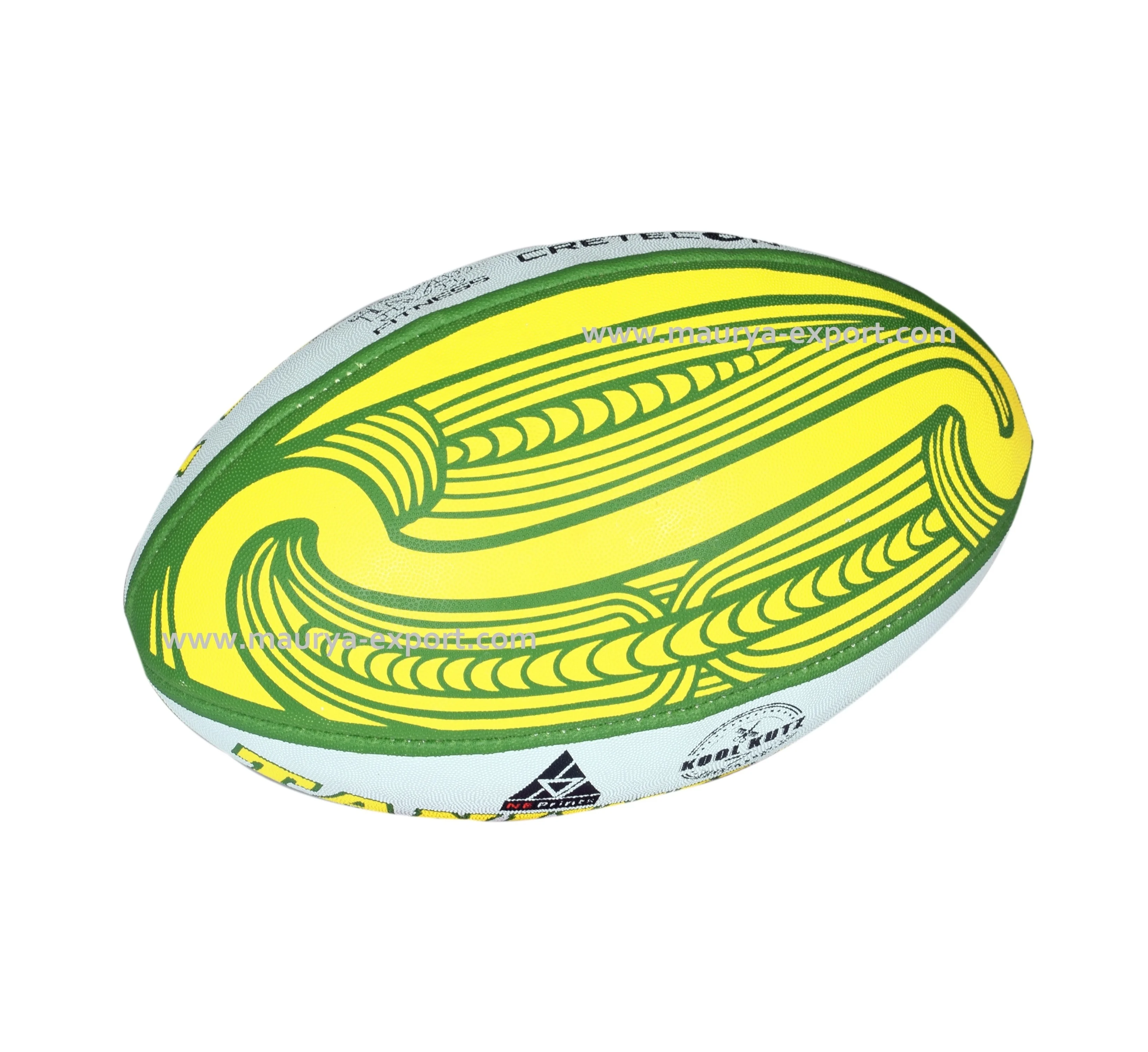 Professional training rugby ball - Made of Synthetic rubber / Low MOQ Custom Branded Rugby Balls