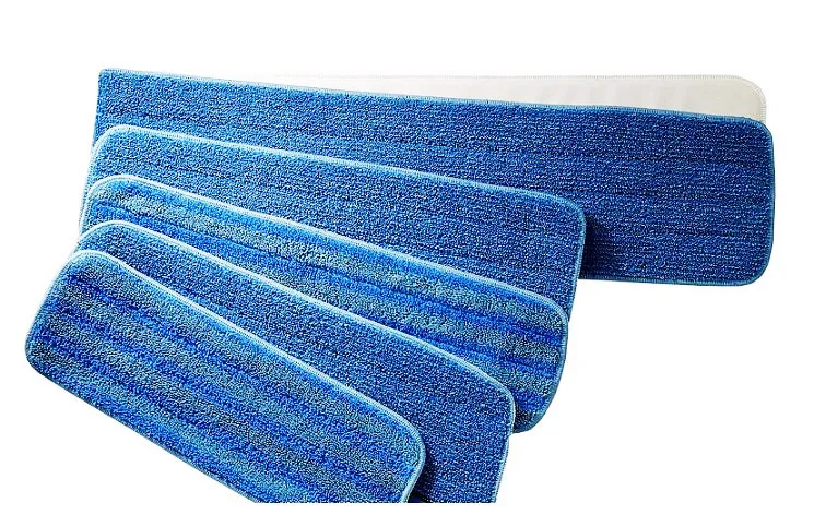 KOREAN MICROFIBER MOP PAD Easy Replaceable Head Fit Flat Spray Velcro Washable Household Replacement Cleaning Pads