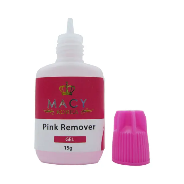 Корейское средство для удаления розового геля наращивания ресниц быстрое и легкое