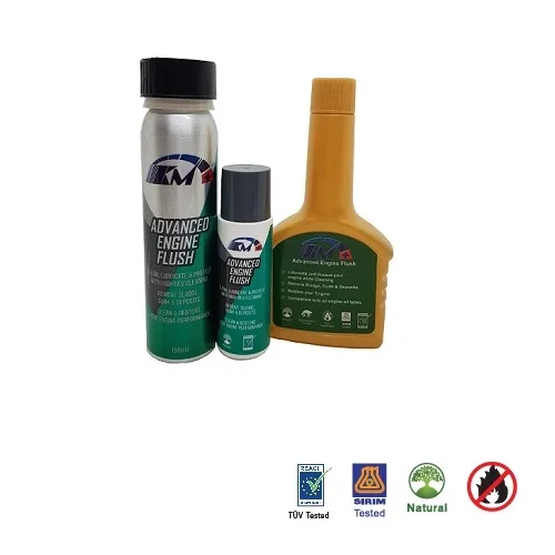 KM+ Advanced Engine Flush - Lubricates & Protects Engine